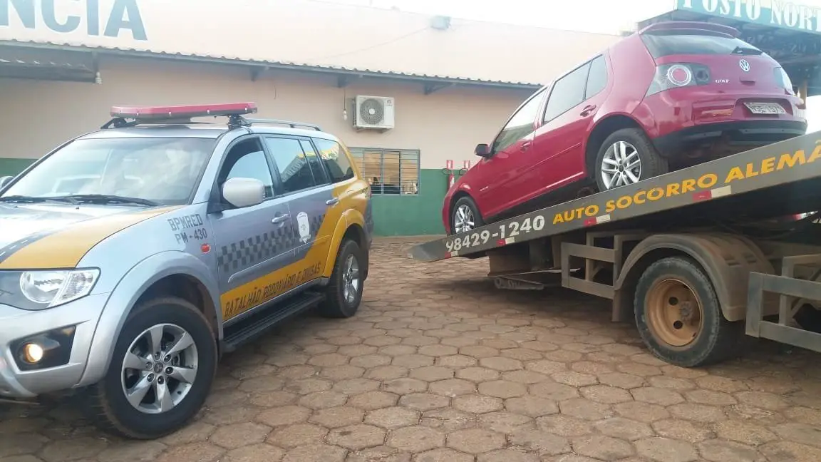 Carro apreendido
