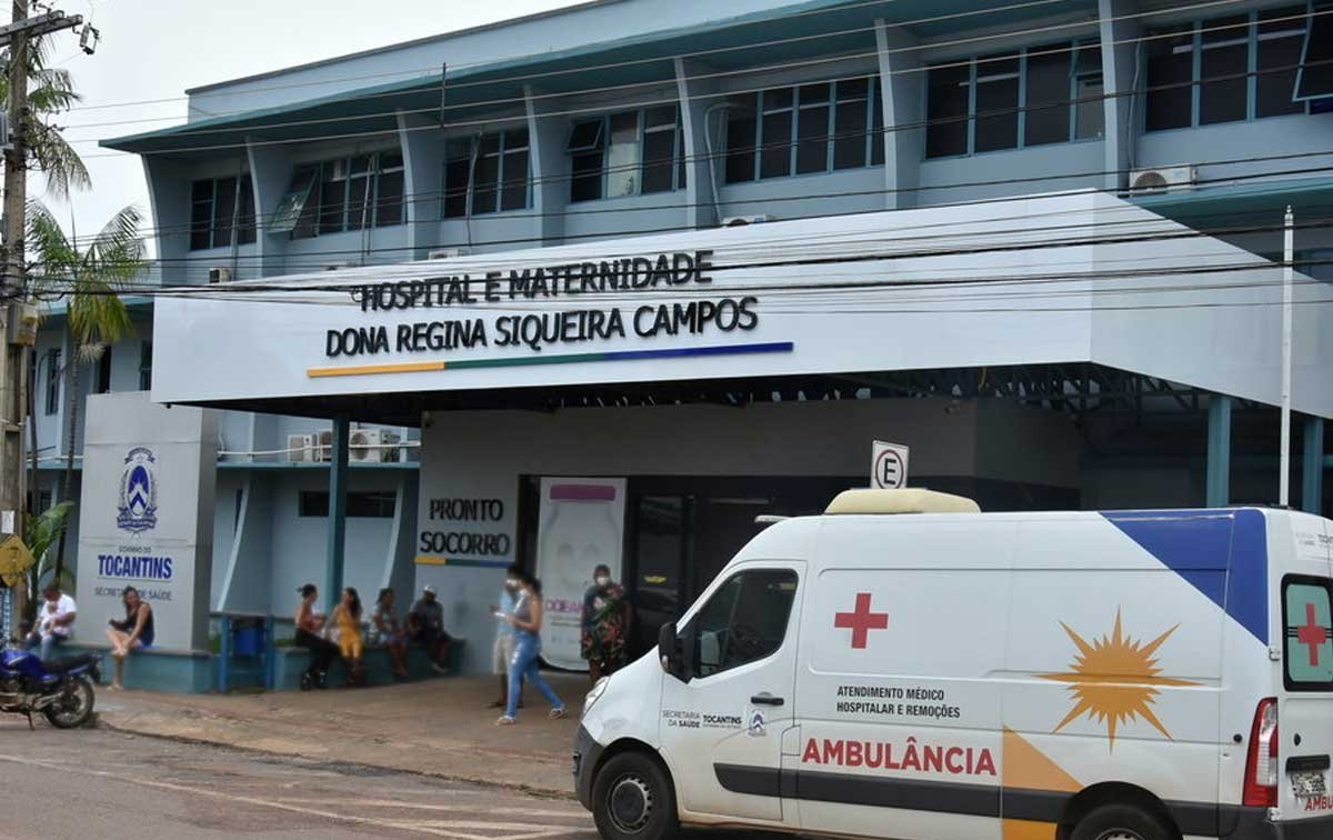 Fachada do Hospital Maternidade Dona Regina em Palmas