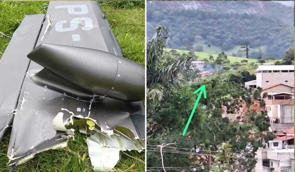 Avião cai e deixa pelo menos 5 mortos no sul de Minas Gerais