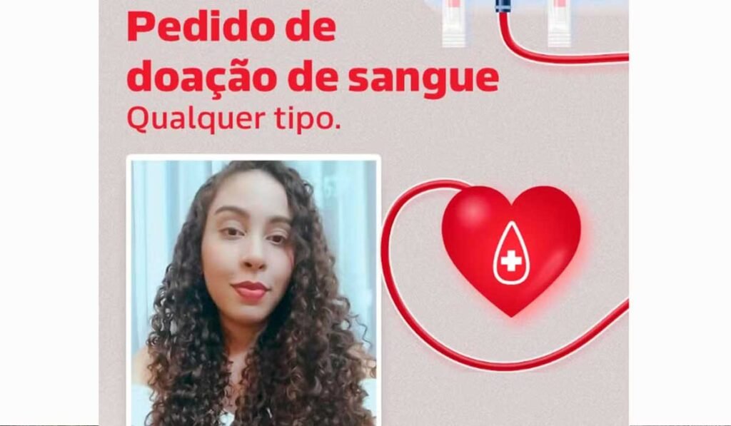 Campanha de doação de sangue para estudante vítima de acidente em Araguaína