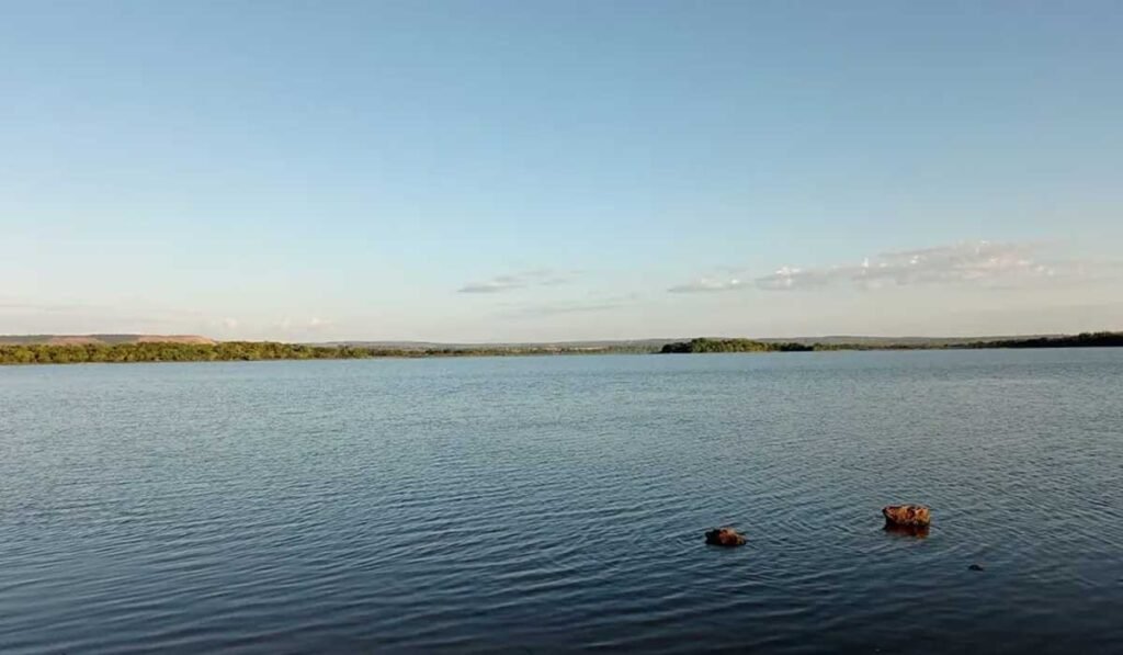 Lago do rio Tocantins em Porto Nacional