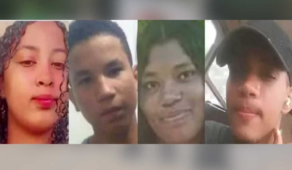 Vítimas de chacina em Alagoas.