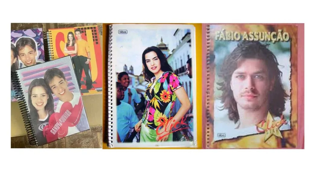 Capa de cadernos dos anos 1990