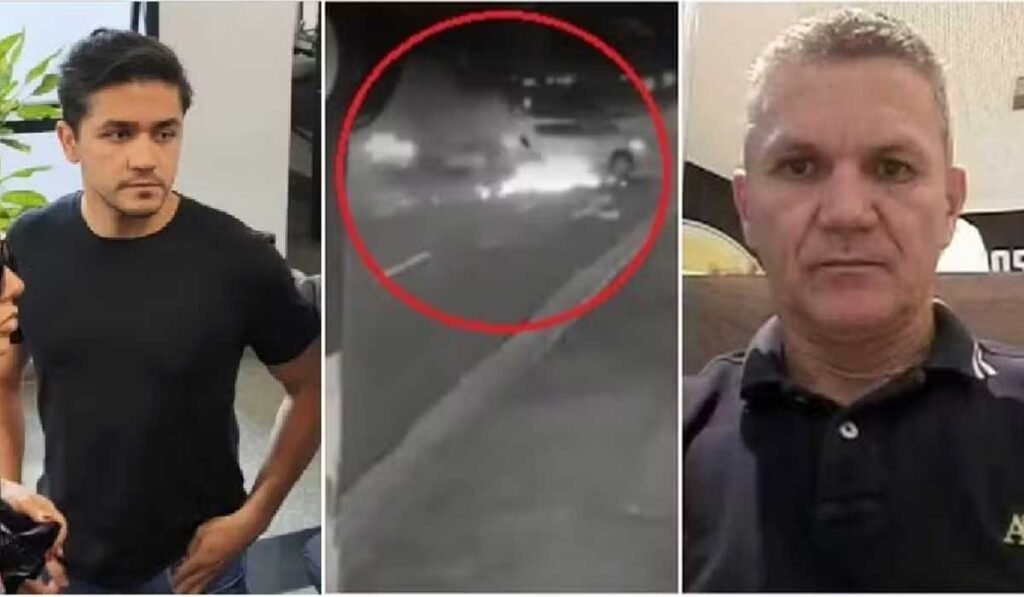 polícia não encontra motorista de Porsche que matou homem em batida e ele é considerado foragido.