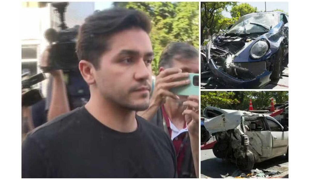Motorista de Porsche acusado de matar homem e ferir amigo em batida se entrega a polícia