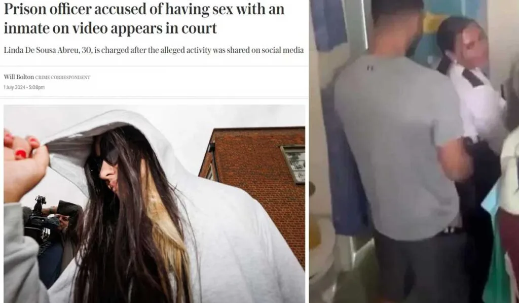 Carcereira brasileira é presa após ser filmada fazendo sexo com detento em Londres e vídeo viralizar