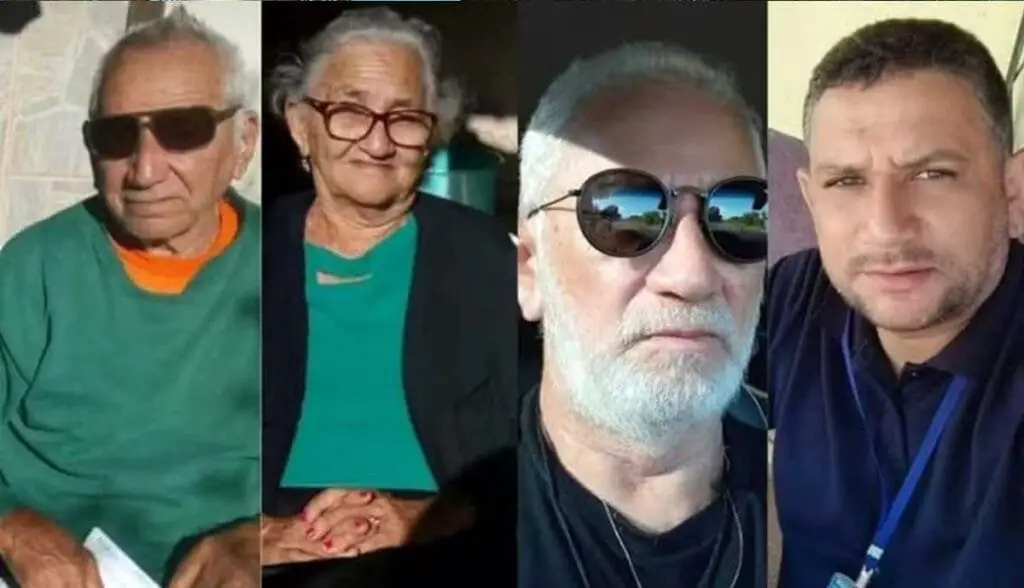 a collage of a man and woman