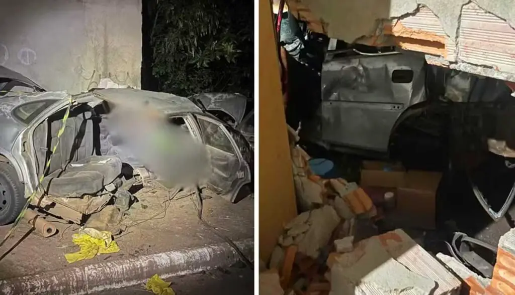 Borracheiro que sonhava com carreira na música sertaneja morre após carro se partir ao meio ao bater contra muro